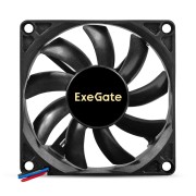 Вентиляторы Exegate EX295233RUS Вентилятор 12В DC ExeGate ExtraSilent ES08015S2P (80x80x15 мм, Sleeve bearing (подшипник скольжения), 2pin, 1600RPM, 16,5dBA)