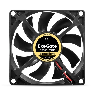 Вентиляторы Exegate EX295233RUS Вентилятор 12В DC ExeGate ExtraSilent ES08015S2P (80x80x15 мм, Sleeve bearing (подшипник скольжения), 2pin, 1600RPM, 16,5dBA) Вентиляторы Exegate EX295233RUS Вентилятор 12В DC ExeGate ExtraSilent ES08015S2P (80x80x15 мм, Sleeve bearing (подшипник скольжения), 2pin, 1600RPM, 16,5dBA)