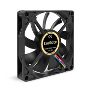 Вентиляторы Exegate EX295235RUS Вентилятор 12В DC ExeGate EX08015S4P-PWM (80x80x15 мм, Sleeve bearing (подшипник скольжения), 4pin, PWM, 25.5dBA)