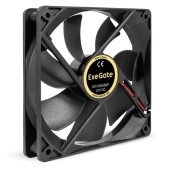 Вентиляторы Exegate EX295242RUS Вентилятор 12В DC ExeGate EX12025B2P (120x120x25 мм, 2-Ball (двойной шарикоподшипник), 2pin, 1550RPM, 25dBA)