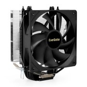 Вентиляторы Exegate EX295004RUS Кулер ExeGate Dark Magic EE400XL-PWM (Al+Cu, черное покрытие, 4 тепл.трубки, LGA775/1150/1151/1155/1156/1200/1700/AM2/AM2+/AM3/AM3+/AM4/AM5/FM1/FM2/754/939/940, TDP 140W, Fan 120mm