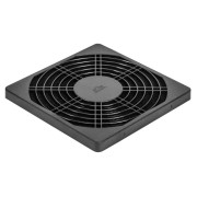 Вентиляторы Exegate EX295256RUS Решетка для вентилятора с фильтром 120х120 ExeGate EG-120PSFB (120x120 мм, пластиковая, квадратная, с пылевым фильтром, черная)