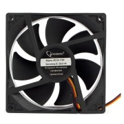 Вентилятор Gembird Вентилятор 92x92x25 гидродинамический тихий 3 pin/4pin Molex провод 30 см S9225H-3P4M