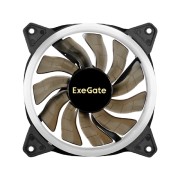 Вентиляторы Exegate EX295973RUS Вентилятор 12В DC с подсветкой ExeGate EX12025H6PSR-PWM.ARGB (120x120x25 мм, Hydraulic bearing (гидродинамический), 6pin, 1200RPM, ARGB подсветка, 33dBA)
