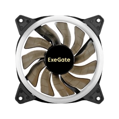 Вентиляторы Exegate EX295973RUS Вентилятор 12В DC с подсветкой ExeGate EX12025H6PSR-PWM.ARGB (120x120x25 мм, Hydraulic bearing (гидродинамический), 6pin, 1200RPM, ARGB подсветка, 33dBA) Вентиляторы Exegate EX295973RUS Вентилятор 12В DC с подсветкой ExeGate EX12025H6PSR-PWM.ARGB (120x120x25 мм, Hydraulic bearing (гидродинамический), 6pin, 1200RPM, ARGB подсветка, 33dBA)