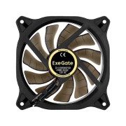 Вентиляторы Exegate EX295973RUS Вентилятор 12В DC с подсветкой ExeGate EX12025H6PSR-PWM.ARGB (120x120x25 мм, Hydraulic bearing (гидродинамический), 6pin, 1200RPM, ARGB подсветка, 33dBA)
