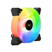 Вентиляторы Exegate EX295972RUS Вентилятор 12В DC с подсветкой ExeGate EX12025H6PYH-PWM.ARGB (120x120x25 мм, Hydraulic bearing (гидродинамический), 6pin, 1200RPM, ARGB подсветка, 33dBA)