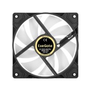 Вентиляторы Exegate EX295965RUS Вентилятор 12В DC с подсветкой ExeGate EX12025HM3PM.FRGB.5CS (120x120x25 мм, Hydraulic bearing (гидродинамический), 3pin+Molex, FRGB подсветка, 24dBA)