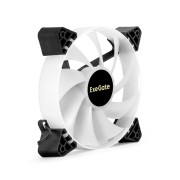 Вентиляторы Exegate EX295966RUS Вентилятор 12В DC с подсветкой ExeGate EX12025HM3PM.FRGB.5CSU (120x120x25 мм, Hydraulic bearing (гидродинамический), 3pin+Molex, FRGB подсветка, 24dBA)