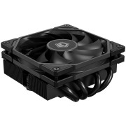 вентилятор Cooler ID-Cooling IS-40-XT BLACK LGA1700/1200/115X/AM5/AM4 низкопрофильный высота 47mm (TDP 100W, PWM, 4 тепл.трубки прямого контакта, FAN 92mm, черный) BOX