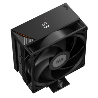 Вентиляторы CPU Cooler PCCooler RT400 Digital BK (230W, 4-pin PWM, LED temp., 152mm, Al/Cu, 4x6mm, 1x120mm, 73.32CFM, 34.9dBA, 2200RPM, S: 1851/1700/1200/115X, AM5/AM4, black) Вентиляторы CPU Cooler PCCooler RT400 Digital BK (230W, 4-pin PWM, LED temp., 152mm, Al/Cu, 4x6mm, 1x120mm, 73.32CFM, 34.9dBA, 2200RPM, S: 1851/1700/1200/115X, AM5/AM4, black)