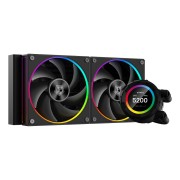 вентилятор Кулер с водяным охлаждением ID-Cooling SL240, LCD SCREEN /300W /all Intel /all AMD Ret