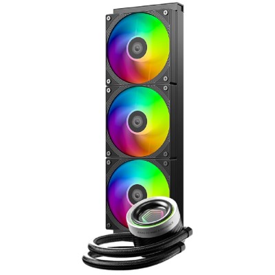 вентилятор Система водяного охлаждения ID-Cooling FX360 Infinity ARGB Black 1150/1155/S1156/1151/1200/1700, AM4/AM5 вентилятор Система водяного охлаждения ID-Cooling FX360 Infinity ARGB Black 1150/1155/S1156/1151/1200/1700, AM4/AM5