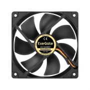 Вентиляторы Exegate EX295243RUS Вентилятор 12В DC ExeGate ExtraSilent ES12025B3P (120x120x25 мм, 2-Ball (двойной шарикоподшипник), 3pin, 1850RPM, 30dBA)