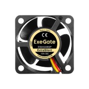 Вентиляторы Exegate EX297015RUS Вентилятор 12В DC ExeGate ExtraSilent ES04020B3P (40x40x20 мм, 2-Ball (двойной шарикоподшипник),3pin, 6300RPM, 28dBA)