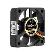 Вентиляторы Exegate EX297018RUS Вентилятор 12В DC ExeGate ExtraSilent ES05010S3P (50x50x10 мм, Sleeve bearing (подшипник скольжения), 3pin, 5000RPM, 28dBA)