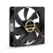 Вентиляторы Exegate EX297053RUS Вентилятор 12В DC ExeGate ExtraSilent ES12025S3P (120x120x25 мм, Sleeve bearing (подшипник скольжения), 3pin, 1300RPM, 22dBA)