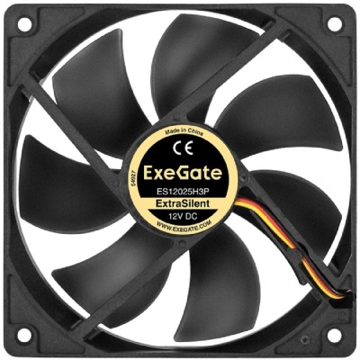 Вентиляторы Exegate EX297056RUS Вентилятор 12В DC ExeGate ExtraSilent ES12025H3P (120x120x25 мм, Hydraulic bearing (гидродинамический), 3pin, 1450RPM, 24dBA) Вентиляторы Exegate EX297056RUS Вентилятор 12В DC ExeGate ExtraSilent ES12025H3P (120x120x25 мм, Hydraulic bearing (гидродинамический), 3pin, 1450RPM, 24dBA)