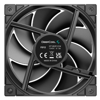 Вентилятор Case fan Deepcool FD12 черный (R-FD12-BKNPN1-G) Вентилятор Case fan Deepcool FD12 черный (R-FD12-BKNPN1-G)