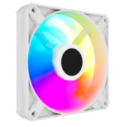 Вентиляторы Powercase Вентилятор (M56-12W ARGB) White 120x120x25mm (PWM, 100шт./кор, 4pin PWM (M+F)+ 3pin ARGB (M+F), 700-1500±10% об/мин) Bulk