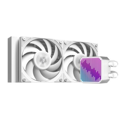 вентилятор Система водяного охлаждения ID-Cooling DX240 Max WHITE Soc-AM5/AM4/1200/1700/1851 белый 4-pin 32.5dB Al+Cu 300W Ret вентилятор Система водяного охлаждения ID-Cooling DX240 Max WHITE Soc-AM5/AM4/1200/1700/1851 белый 4-pin 32.5dB Al+Cu 300W Ret