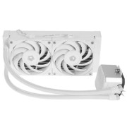 вентилятор Система водяного охлаждения ID-Cooling DX240 Max WHITE Soc-AM5/AM4/1200/1700/1851 белый 4-pin 32.5dB Al+Cu 300W Ret