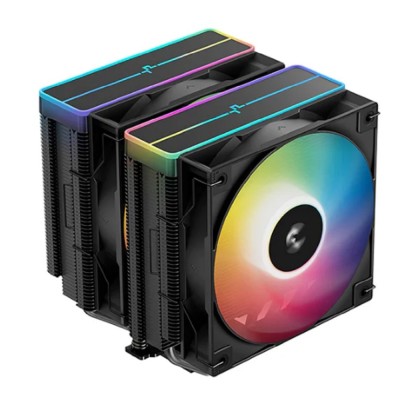 Вентилятор Cooler DeepCool AG620 Bk V2 ARGB Soc-AM5/AM4/1200/1700/1851 черный 4-pin 15-29 Вентилятор Cooler DeepCool AG620 Bk V2 ARGB Soc-AM5/AM4/1200/1700/1851 черный 4-pin 15-29