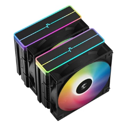 Вентилятор Cooler DeepCool AG620 Bk V2 ARGB Soc-AM5/AM4/1200/1700/1851 черный 4-pin 15-29 Вентилятор Cooler DeepCool AG620 Bk V2 ARGB Soc-AM5/AM4/1200/1700/1851 черный 4-pin 15-29