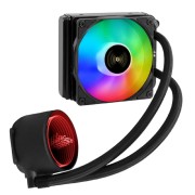 Вентиляторы Exegate EX298720RUS Комплект водяного охлаждения ExeGate BlackWater-120V3.PWM.RGB (RGB подсветка, LGA2066/2011/1366/1150/1151/1155/1156/1200/1700/1851/AM4/AM5/FM1/FM2/FM2+/AM2/AM2+/AM3/AM3+, TDP 150W,