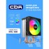 Охлаждающие системы CBR CBR-CC-3160-RGB-PWM Кулер для процессора, Al+Cu, 3 heat pipes, Socket 775/1366/1155/1156/1150/1151/1200/1700/AM2/АМ2+/АМ3/AM3+/FM1/FM2/AM4/AM5, TDP 160W, 90mm Fan, 2600RPM, HB, RGB, PWM, 32db Охлаждающие системы CBR CBR-CC-3160-RGB-PWM Кулер для процессора, Al+Cu, 3 heat pipes, Socket 775/1366/1155/1156/1150/1151/1200/1700/AM2/АМ2+/АМ3/AM3+/FM1/FM2/AM4/AM5, TDP 160W, 90mm Fan, 2600RPM, HB, RGB, PWM, 32db