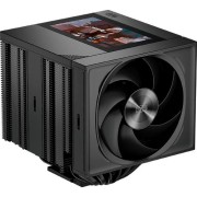 Вентиляторы PCCooler RZ820 Display BK (290W, 4-pin PWM, LED, 169mm, Al/Cu, 8x6mm, 1x140mm + 1x150mm, 71.9/78.7CFM, 27.1/35.8dBA, 1500/2500RPM, S: 1851/1700/1200/115X/20XX, AM5/AM (RZ820-BKNWNY-GL)