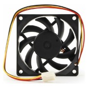 Вентилятор Gembird Вентилятор 70x70x15, втулка, 3pin, провод 25см D7015SM-3