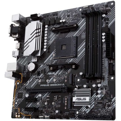 Материнская плата Asus PRIME B550M-A Soc-AM4 AMD B550 4xDDR4 mATX AC`97 8ch(7.1) GbLAN RAID+VGA+DVI+HDMI Материнская плата Asus PRIME B550M-A Soc-AM4 AMD B550 4xDDR4 mATX AC`97 8ch(7.1) GbLAN RAID+VGA+DVI+HDMI