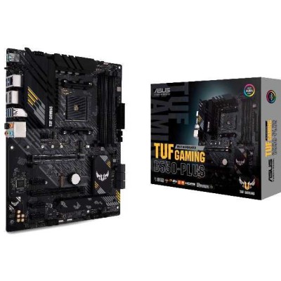 Материнская плата Asus TUF GAMING B550-PLUS Soc-AM4 AMD B550 4xDDR4 ATX AC`97 8ch(7.1) 2.5Gg RAID+HDMI+DP Материнская плата Asus TUF GAMING B550-PLUS Soc-AM4 AMD B550 4xDDR4 ATX AC`97 8ch(7.1) 2.5Gg RAID+HDMI+DP