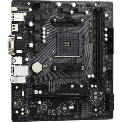 Материнская плата Asrock A520M-HDV Soc-AM4 AMD A520 2xDDR4 mATX AC`97 8ch(7.1) GbLAN RAID+VGA+DVI+HDMI Материнская плата Asrock A520M-HDV Soc-AM4 AMD A520 2xDDR4 mATX AC`97 8ch(7.1) GbLAN RAID+VGA+DVI+HDMI