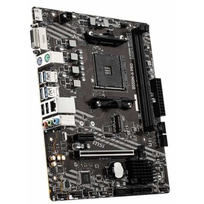 Материнская плата MSI B550M-A PRO Soc-AM4 AMD B550 2xDDR4 mATX AC`97 8ch(7.1) GbLAN RAID+DVI+HDMI Материнская плата MSI B550M-A PRO Soc-AM4 AMD B550 2xDDR4 mATX AC`97 8ch(7.1) GbLAN RAID+DVI+HDMI