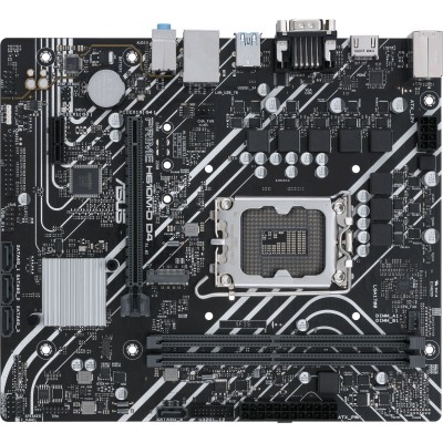 Материнская плата Asus PRIME H610M-D D4 Soc-1700 Intel H610 2xDDR4 mATX AC`97 8ch(7.1) GbLAN+VGA+HDMI Материнская плата Asus PRIME H610M-D D4 Soc-1700 Intel H610 2xDDR4 mATX AC`97 8ch(7.1) GbLAN+VGA+HDMI