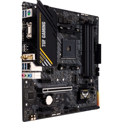 Материнская плата Asus TUF GAMING A520M-PLUS WIFI Soc-AM4 AMD A520 4xDDR4 mATX AC`97 8ch(7.1) 2xGgE RAID+VGA+HDMI+DP Материнская плата Asus TUF GAMING A520M-PLUS WIFI Soc-AM4 AMD A520 4xDDR4 mATX AC`97 8ch(7.1) 2xGgE RAID+VGA+HDMI+DP