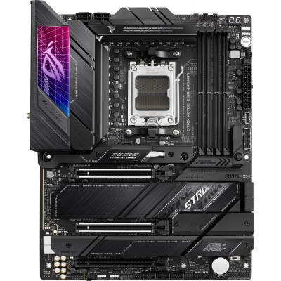Материнская плата Asus ROG STRIX X670E-E GAMING WIFI SocketAM5 AMD X670 4xDDR5 ATX AC`97 8ch(7.1) 2.5Gg RAID+HDMI+DP Материнская плата Asus ROG STRIX X670E-E GAMING WIFI SocketAM5 AMD X670 4xDDR5 ATX AC`97 8ch(7.1) 2.5Gg RAID+HDMI+DP