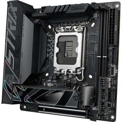 Материнская плата Asus ROG STRIX Z790-I GAMING WIFI Soc-1700 Intel Z790 2xDDR5 mini-ITX AC`97 8ch(7.1) 2.5Gg RAID+HDMI Материнская плата Asus ROG STRIX Z790-I GAMING WIFI Soc-1700 Intel Z790 2xDDR5 mini-ITX AC`97 8ch(7.1) 2.5Gg RAID+HDMI