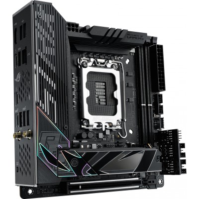 Материнская плата Asus ROG STRIX Z790-I GAMING WIFI Soc-1700 Intel Z790 2xDDR5 mini-ITX AC`97 8ch(7.1) 2.5Gg RAID+HDMI Материнская плата Asus ROG STRIX Z790-I GAMING WIFI Soc-1700 Intel Z790 2xDDR5 mini-ITX AC`97 8ch(7.1) 2.5Gg RAID+HDMI