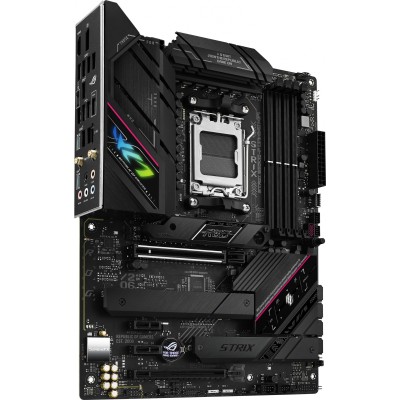 Материнская плата Asus ROG STRIX B650E-F GAMING WIFI Socket AM5 AMD B650 4xDDR5 ATX AC`97 8ch(7.1) 2.5Gg RAID+HDMI+DP Материнская плата Asus ROG STRIX B650E-F GAMING WIFI Socket AM5 AMD B650 4xDDR5 ATX AC`97 8ch(7.1) 2.5Gg RAID+HDMI+DP