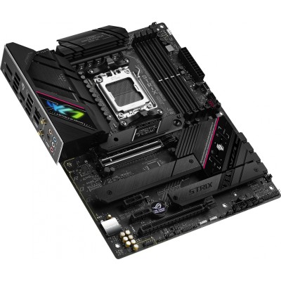 Материнская плата Asus ROG STRIX B650E-F GAMING WIFI Socket AM5 AMD B650 4xDDR5 ATX AC`97 8ch(7.1) 2.5Gg RAID+HDMI+DP Материнская плата Asus ROG STRIX B650E-F GAMING WIFI Socket AM5 AMD B650 4xDDR5 ATX AC`97 8ch(7.1) 2.5Gg RAID+HDMI+DP