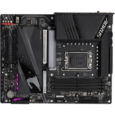 Материнская плата Gigabyte Z790 AORUS ELITE AX Soc-1700 Intel Z790 4xDDR5 ATX AC`97 8ch(7.1) 2.5Gg RAID+HDMI+DP Материнская плата Gigabyte Z790 AORUS ELITE AX Soc-1700 Intel Z790 4xDDR5 ATX AC`97 8ch(7.1) 2.5Gg RAID+HDMI+DP