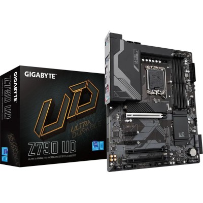 Материнская плата Gigabyte Z790 UD Soc-1700 Intel Z790 4xDDR5 ATX AC`97 8ch(7.1) 2.5Gg RAID+HDMI+DP Материнская плата Gigabyte Z790 UD Soc-1700 Intel Z790 4xDDR5 ATX AC`97 8ch(7.1) 2.5Gg RAID+HDMI+DP