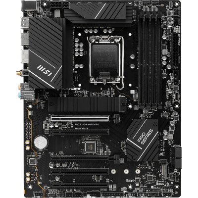 Материнская плата MSI PRO B760-P WIFI DDR4 Soc-1700 Intel B760 4xDDR4 ATX AC`97 8ch(7.1) 2.5Gg+HDMI+DP Материнская плата MSI PRO B760-P WIFI DDR4 Soc-1700 Intel B760 4xDDR4 ATX AC`97 8ch(7.1) 2.5Gg+HDMI+DP