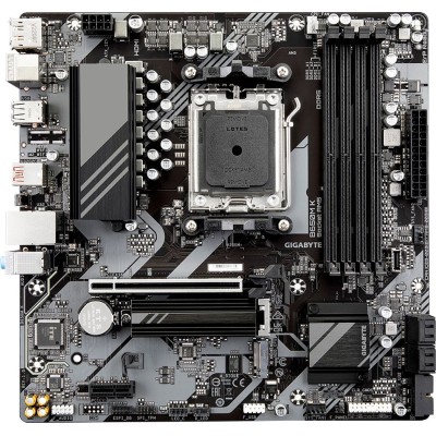 Материнская плата Gigabyte B650M K Socket AM5 AMD B650 4xDDR5 mATX AC`97 8ch(7.1) 2.5Gg RAID+HDMI Материнская плата Gigabyte B650M K Socket AM5 AMD B650 4xDDR5 mATX AC`97 8ch(7.1) 2.5Gg RAID+HDMI