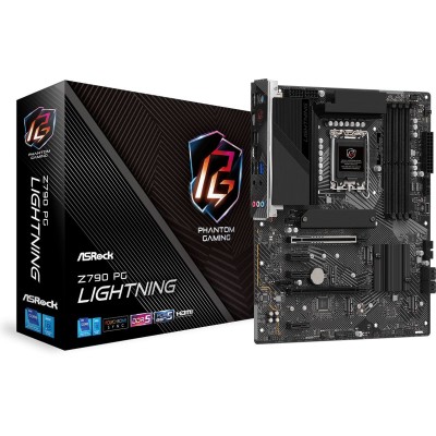 Материнская плата Asrock Z790 PG LIGHTNING Soc-1700 Intel Z790 4xDDR5 ATX AC`97 8ch(7.1) 2.5Gg RAID+HDMI Материнская плата Asrock Z790 PG LIGHTNING Soc-1700 Intel Z790 4xDDR5 ATX AC`97 8ch(7.1) 2.5Gg RAID+HDMI