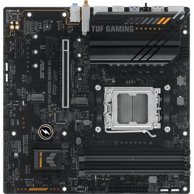 Материнская плата Asus TUF GAMING A620M-PLUS WIFI Socket AM5 AMD A620 4xDDR5 mATX AC`97 8ch(7.1) 2.5Gg RAID+HDMI+DP Материнская плата Asus TUF GAMING A620M-PLUS WIFI Socket AM5 AMD A620 4xDDR5 mATX AC`97 8ch(7.1) 2.5Gg RAID+HDMI+DP