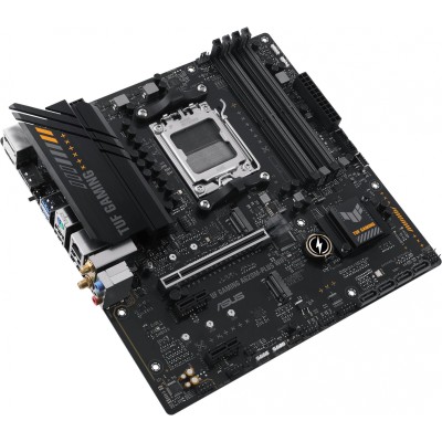 Материнская плата Asus TUF GAMING A620M-PLUS WIFI Socket AM5 AMD A620 4xDDR5 mATX AC`97 8ch(7.1) 2.5Gg RAID+HDMI+DP Материнская плата Asus TUF GAMING A620M-PLUS WIFI Socket AM5 AMD A620 4xDDR5 mATX AC`97 8ch(7.1) 2.5Gg RAID+HDMI+DP